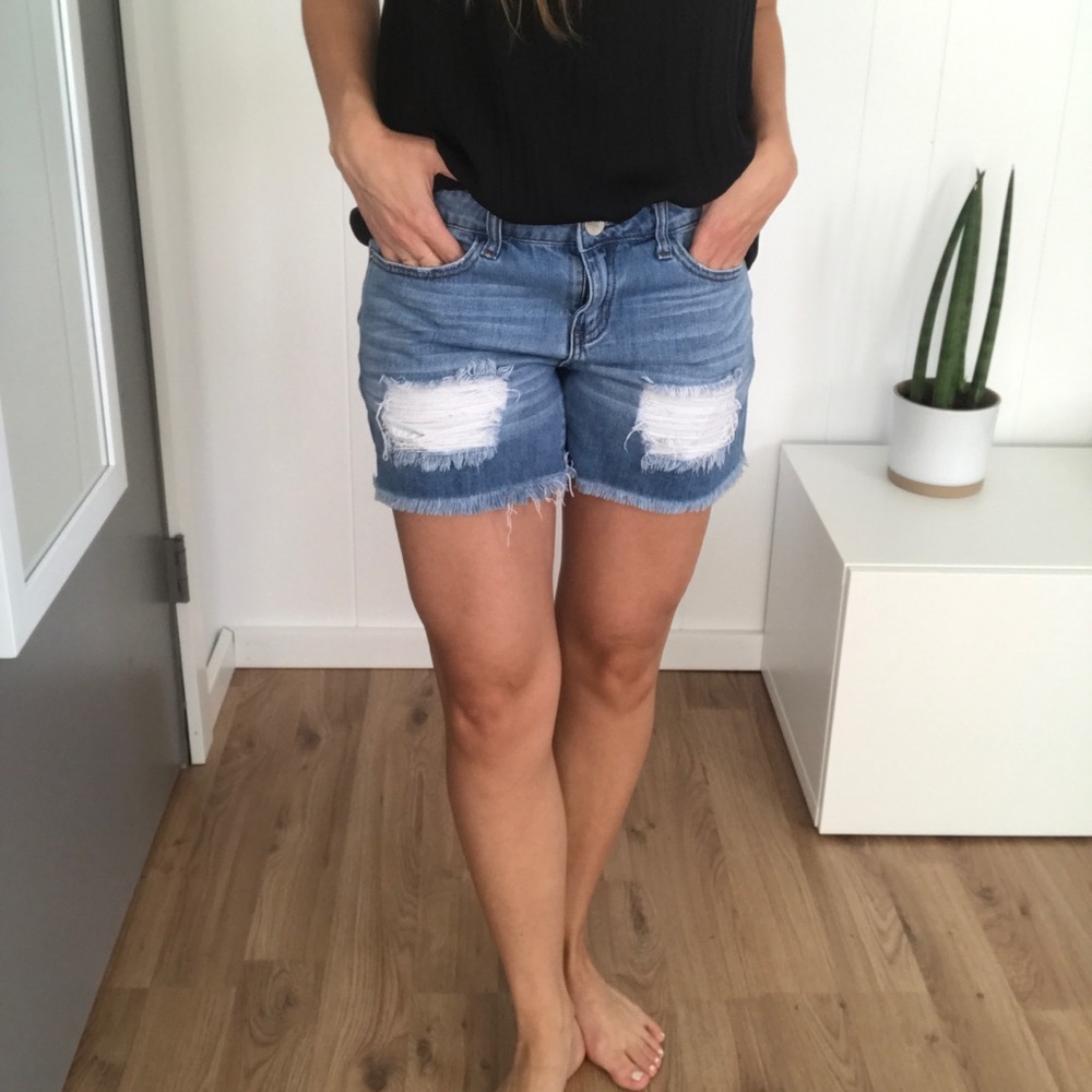 Denim shorts